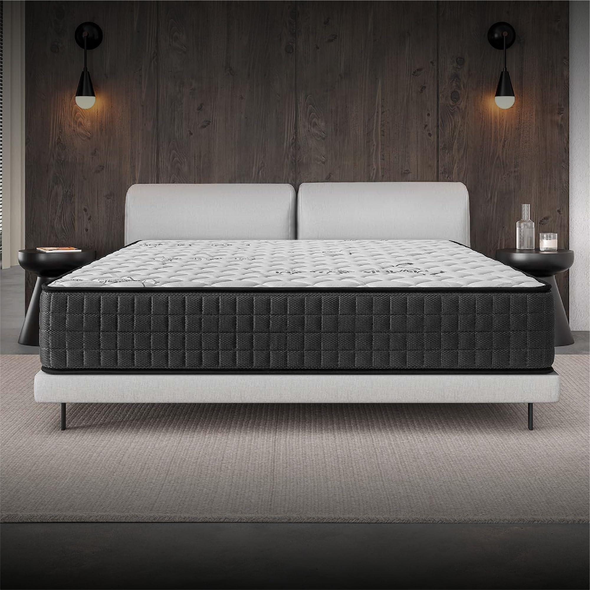 COSMOS Materasso Memory Matrimoniale 160x190 cm - Gamma - Altezza 30 cm, Memory Foam e Blue Latex, Supporto Rigido, Elevata Indipendenza di Movimento, Reversibile, Ipoallergenico, Produzione Europea