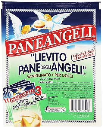 Paneangeli Lievito Vanigliato Per Dolci - Pane Degli Angeli Yeast - 3 count each - Pack of 4