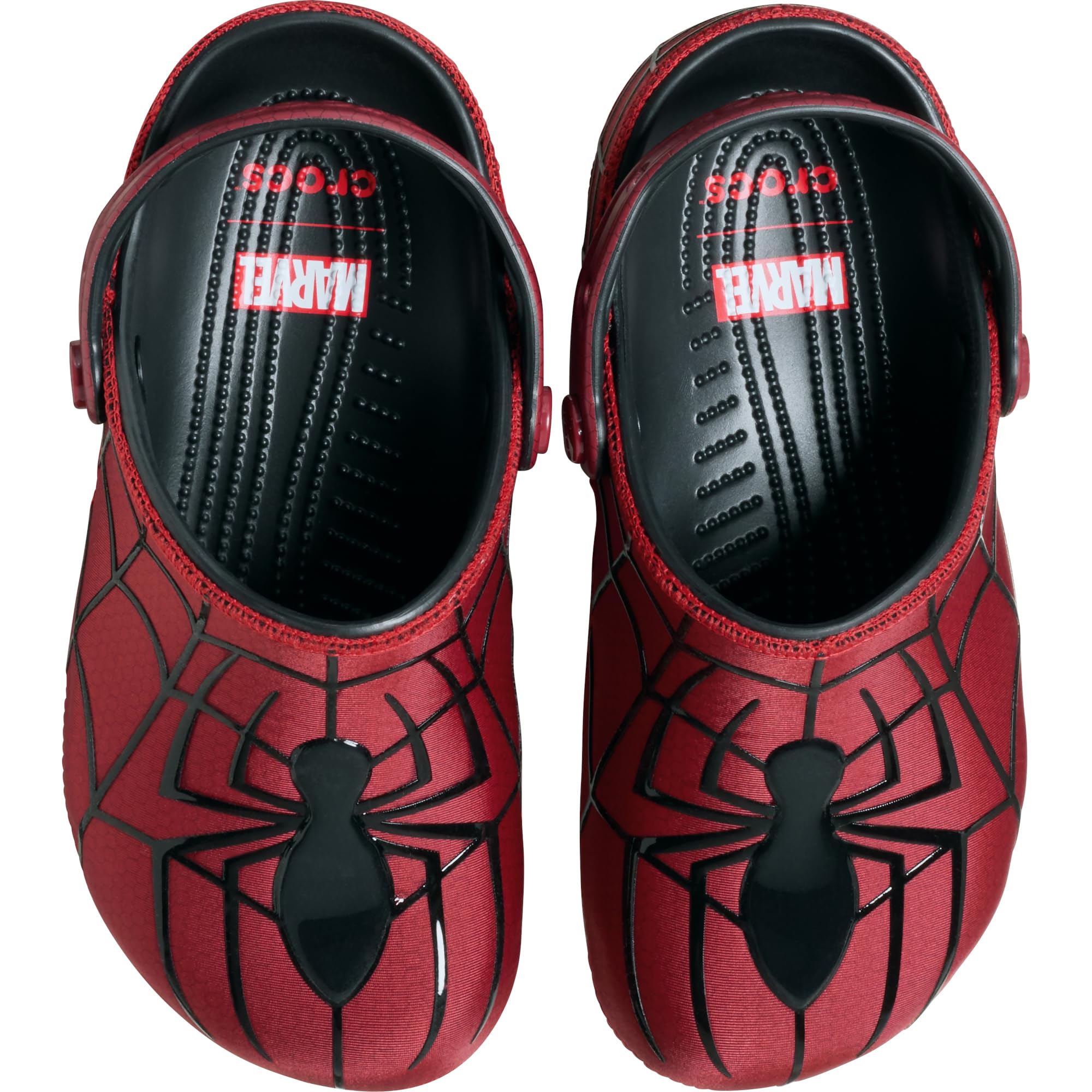 Crocs Sabots de super-héros Marvel unisexes pour adultes, Spiderman, Black Panther et Captain America