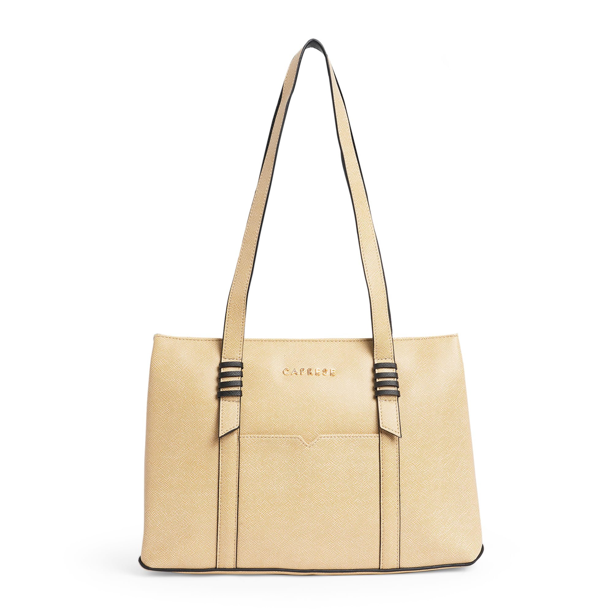 Caprese Roma Tote Medium Bag for Women|Stylish, Durable, Multi-Compartment Design for Work, Travel, Shopping |Comfortable Straps Shoulder Bag, Ideal for Laptop & Essentials