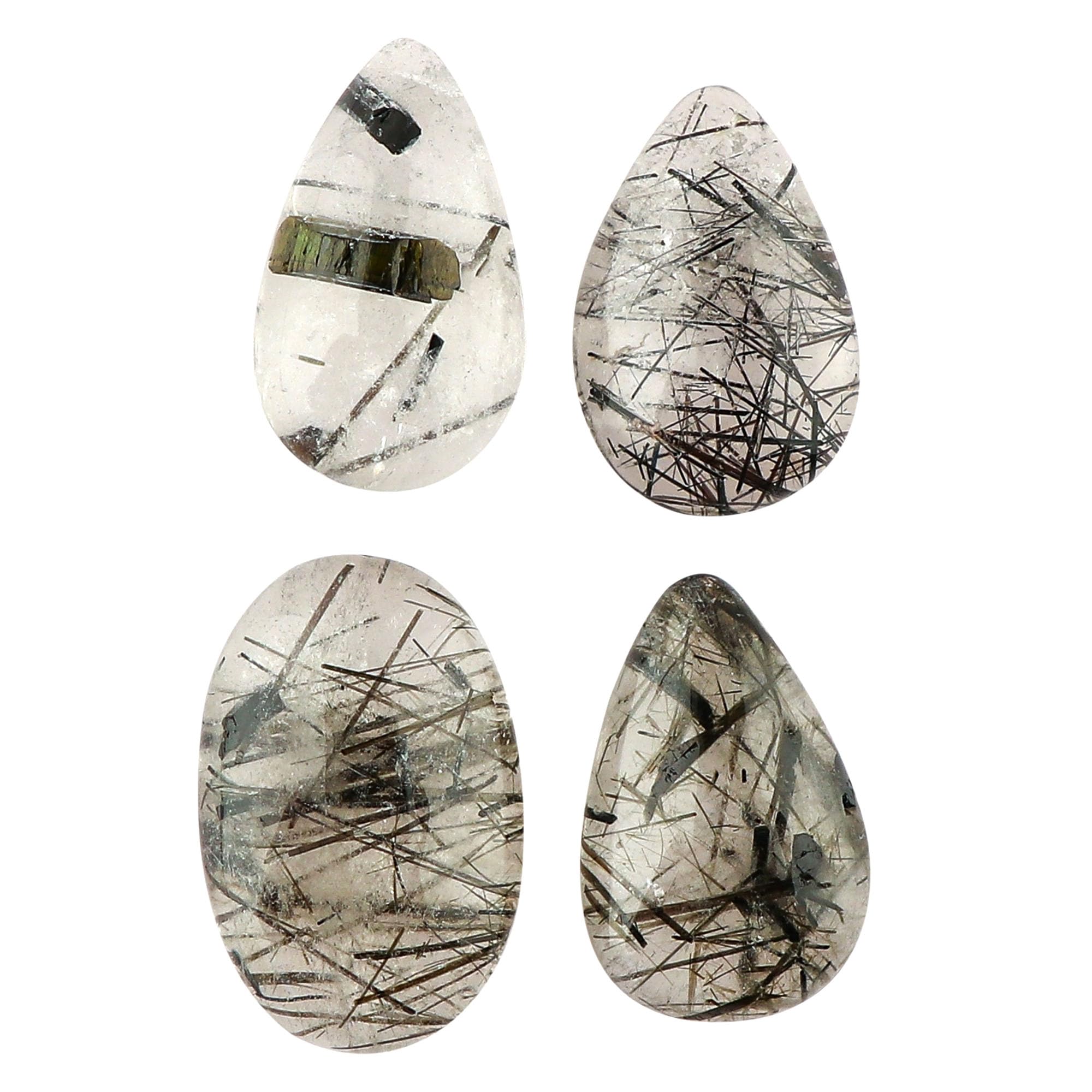 CRYSTALINES AAA Grade Natural Gemstones Cabochons, Bulk Polished Stones, Wire Wrapping Loose Supplies, DIY Craft-Jewelry Making Cabs, Chakra Healing