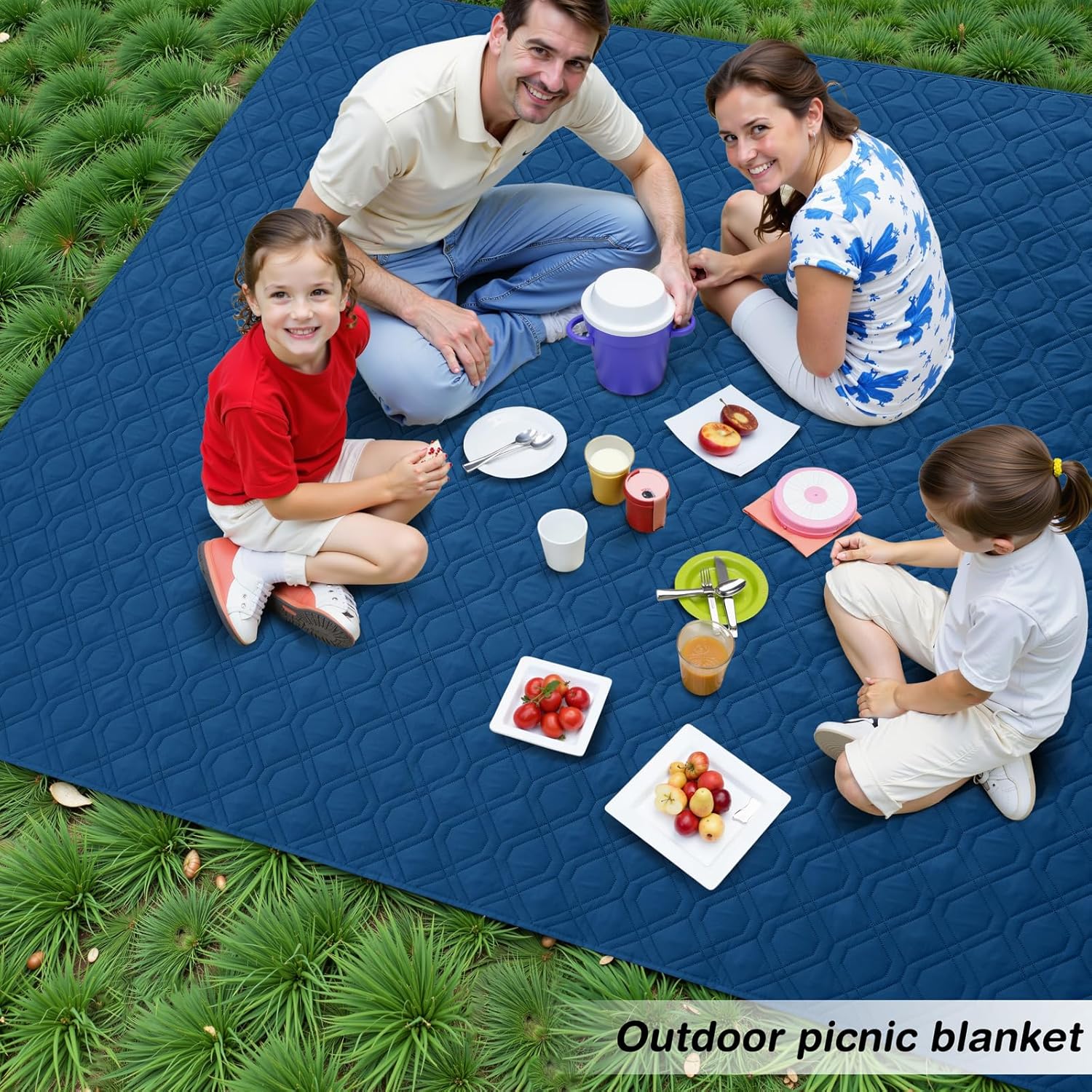 hyha Waterproof Dog Bed Blanket, Soft Pet Blankets, Waterproof Couch Cover for Dogs, Reversible Sofa Covers Washable for Furniture (30x53 Inch, Navy Blue/Blue) - Image 3