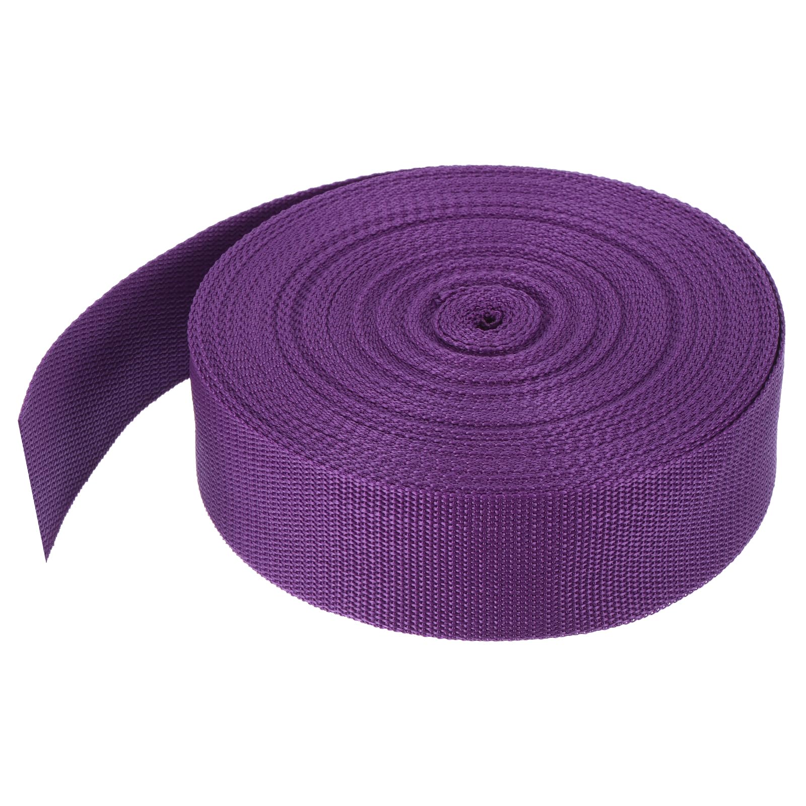 MECCANIXITY Lightweight Polypropylene Webbing Strap 2" 25 Yard Backpack Strapping Band Purplish Red for Outdoor Luggage Cargo Straps