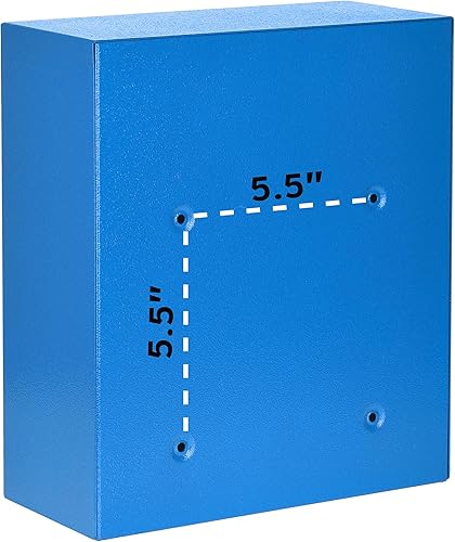 Miniatura 51 de AdirOffice contenedor con traba - Buzón de correo montado en pared., negro, 631-05-BLK