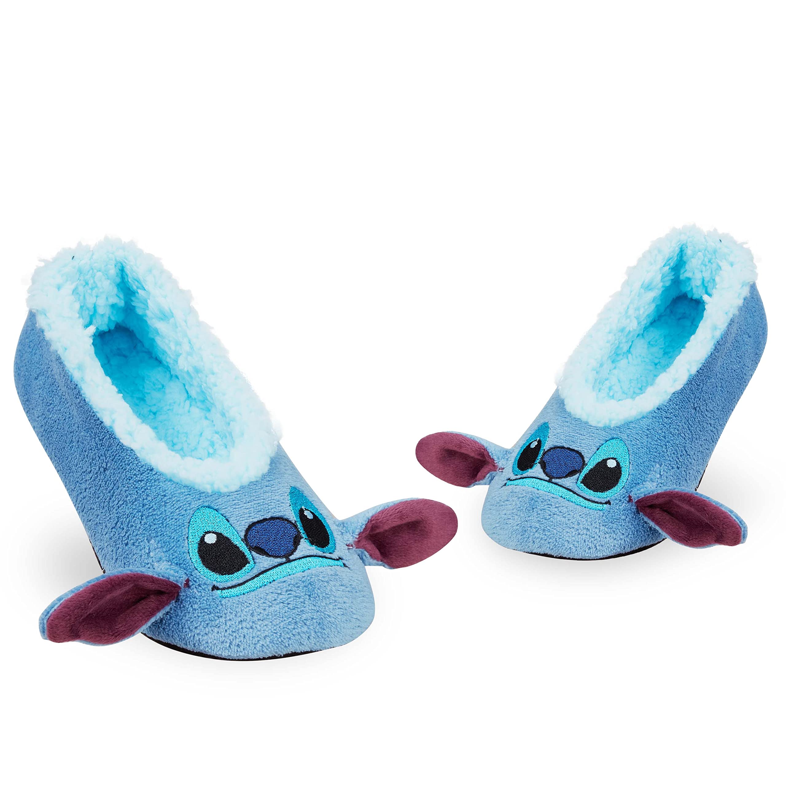 DisneySlippers Women and Teens, Slipper Socks Ballet Slippers, Eeyore Minnie Mickey Stitch Gifts