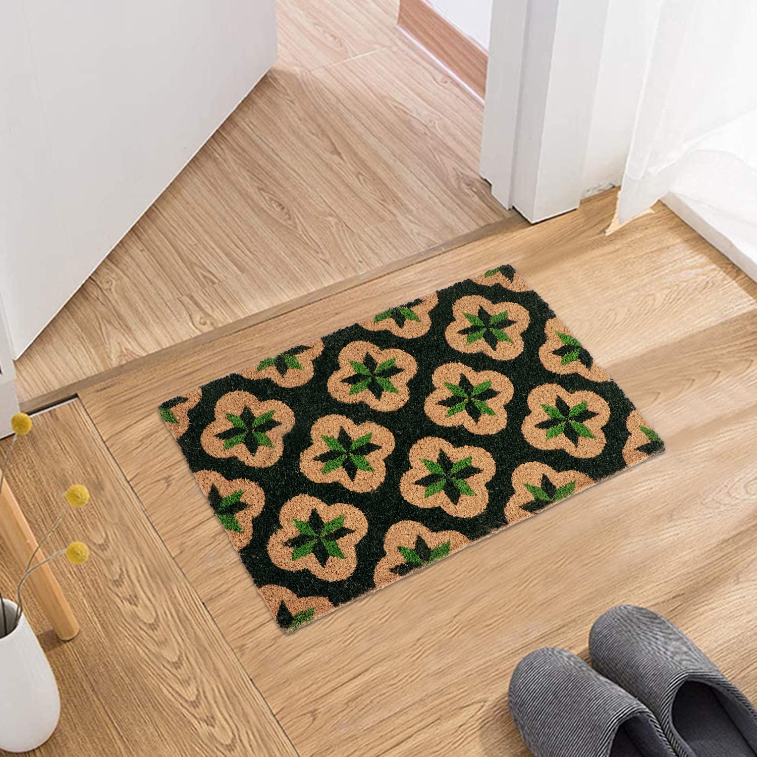 HOKIPO Coconut Coir Doormat - Natural & Durable -3 HOKIPO Coconut Coir Doormat - Natural & Durable -3