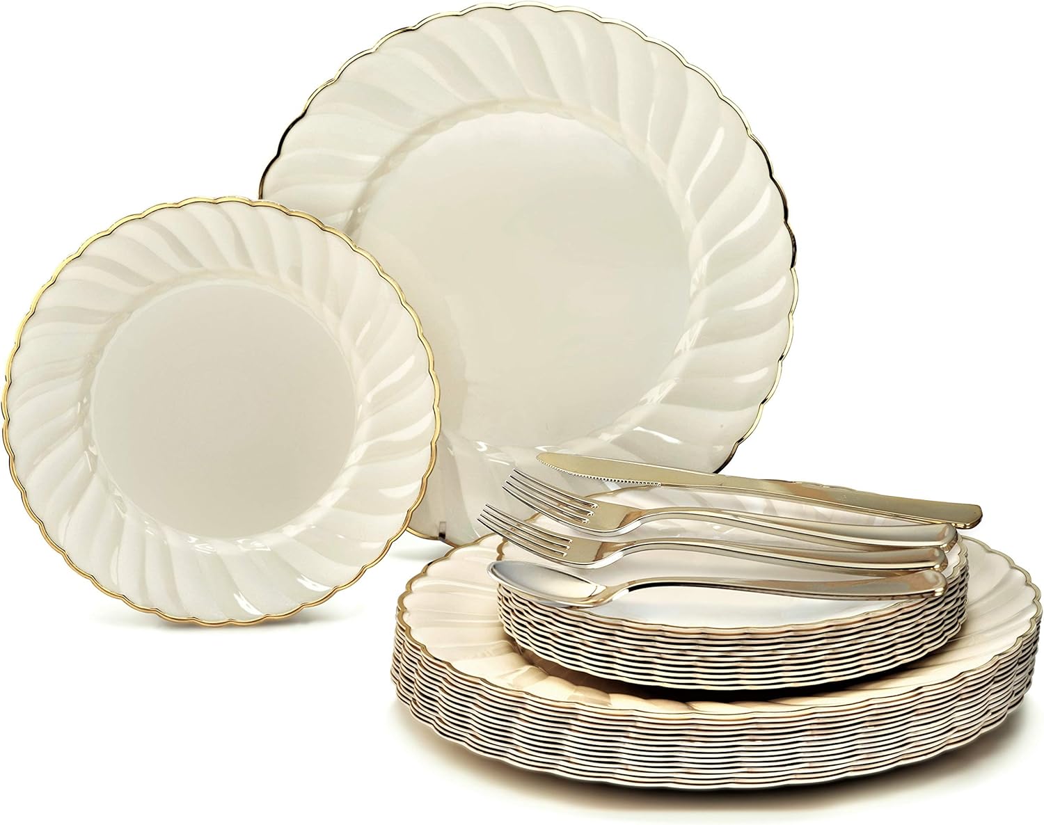 " OCCASIONS " 720 Pcs set (120 guest) Wedding Disposable