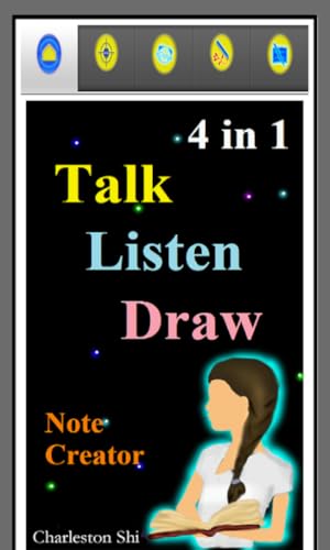 4 in 1, Talk Listen Draw & Notes Creator (for Kindle, Tablet & Phone)