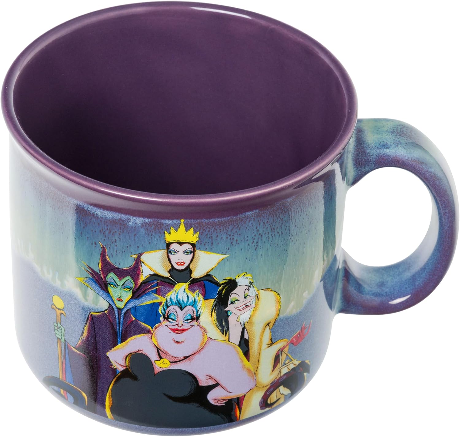 Silver Buffalo Disney Villains Ursula Reactive Glaze Camper Mug, 20oz image 3