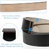 JingHao Mens Leather Belt,Plus Size Belts for Men,Pin Buckle Belt Great for Jeans, Casual,Formal,Work Wear 28-64 Black Brown