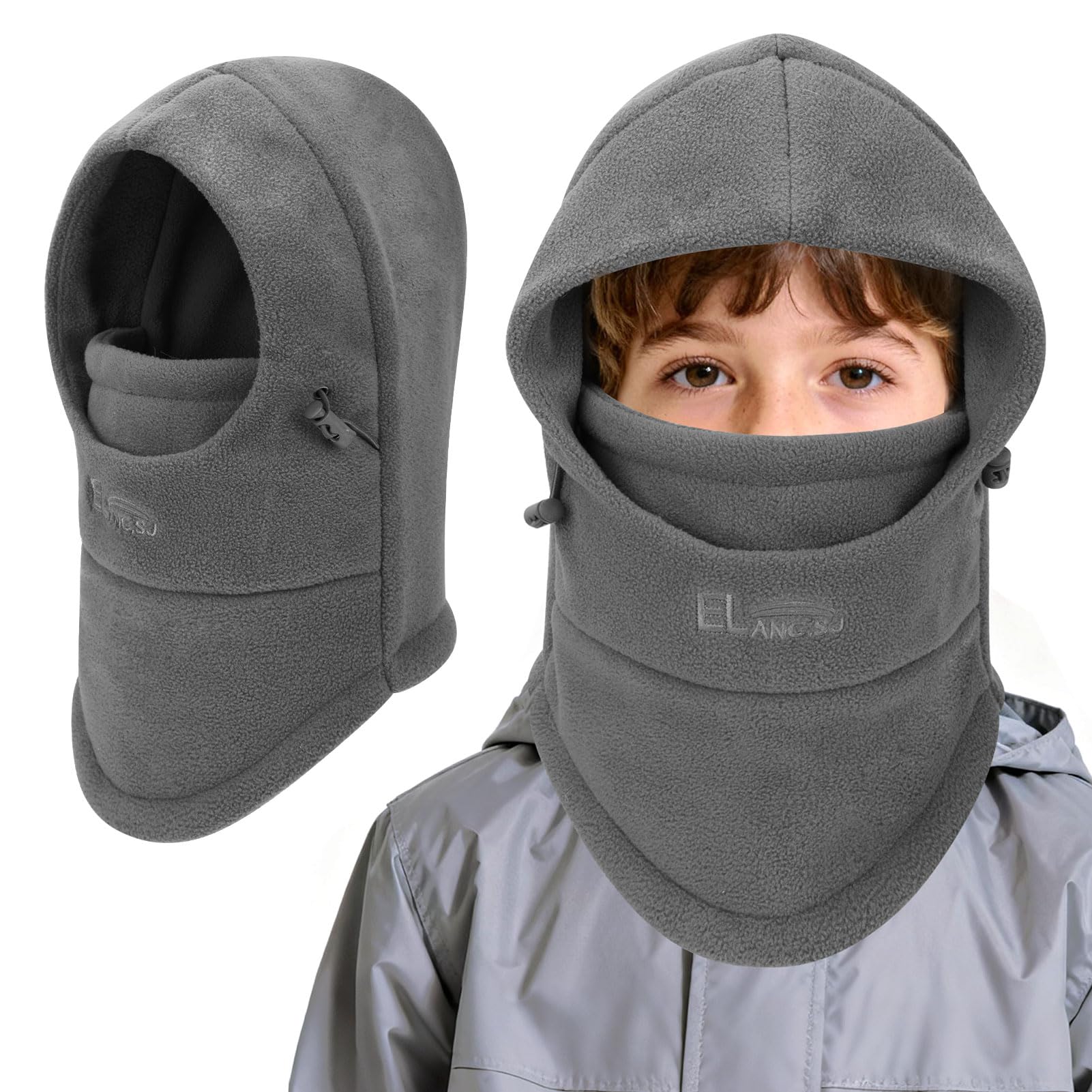VGMANNTA Kinder Sturmhaube Winter Warme Thermo Fleece Sturmh