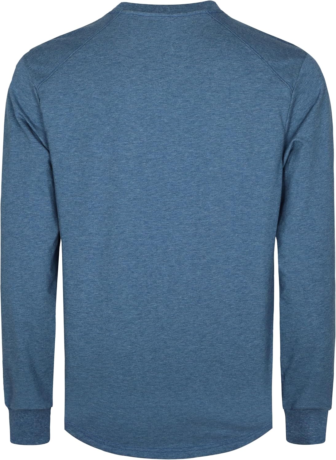 BOCOMAL FR Shirts for Men Long Sleeve Henley EX Soft Heather Series 6oz Midweight Flame Resistant Work T Shirt CAT2
