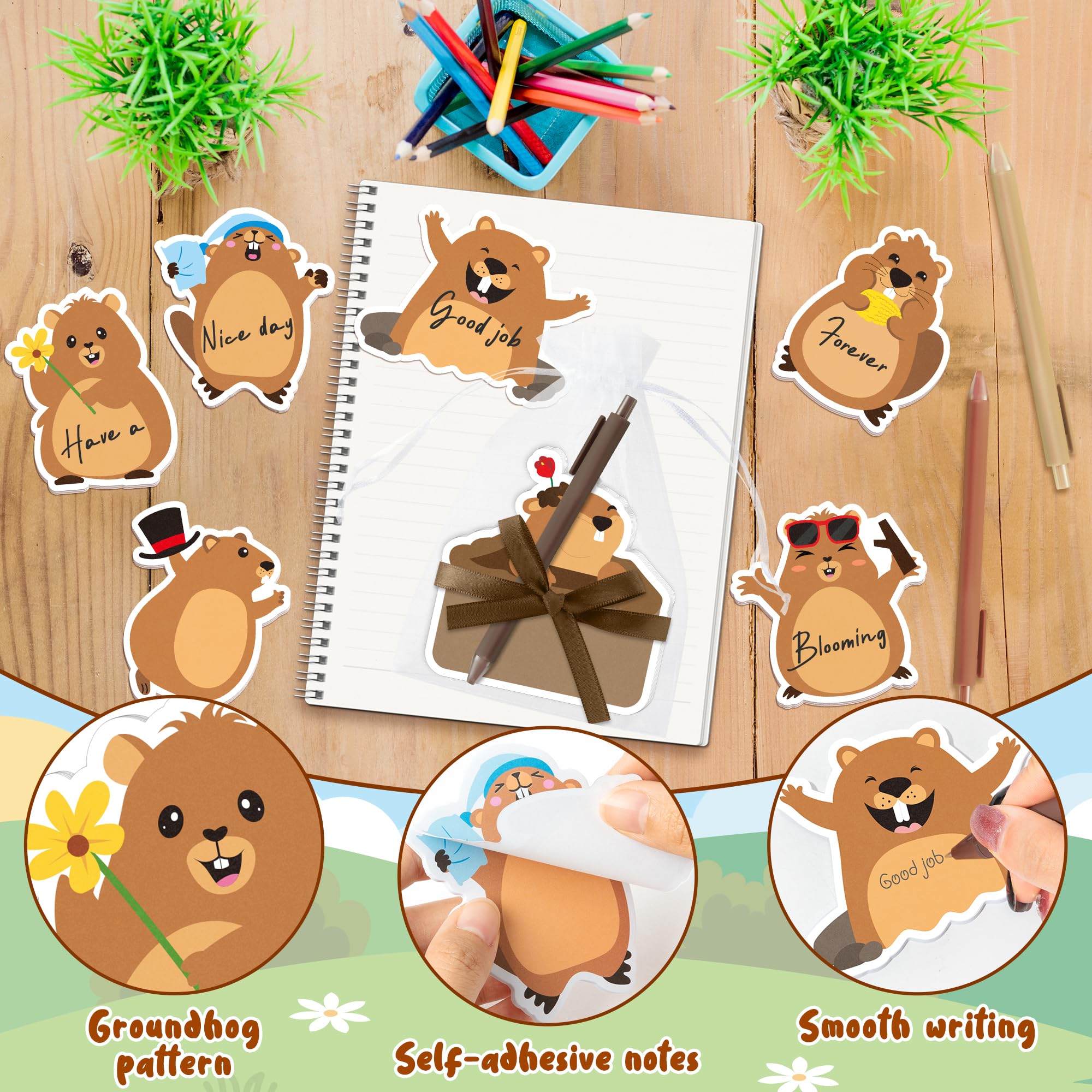 CJiangpo CJ-Groundhog Notizblock-Set 97P