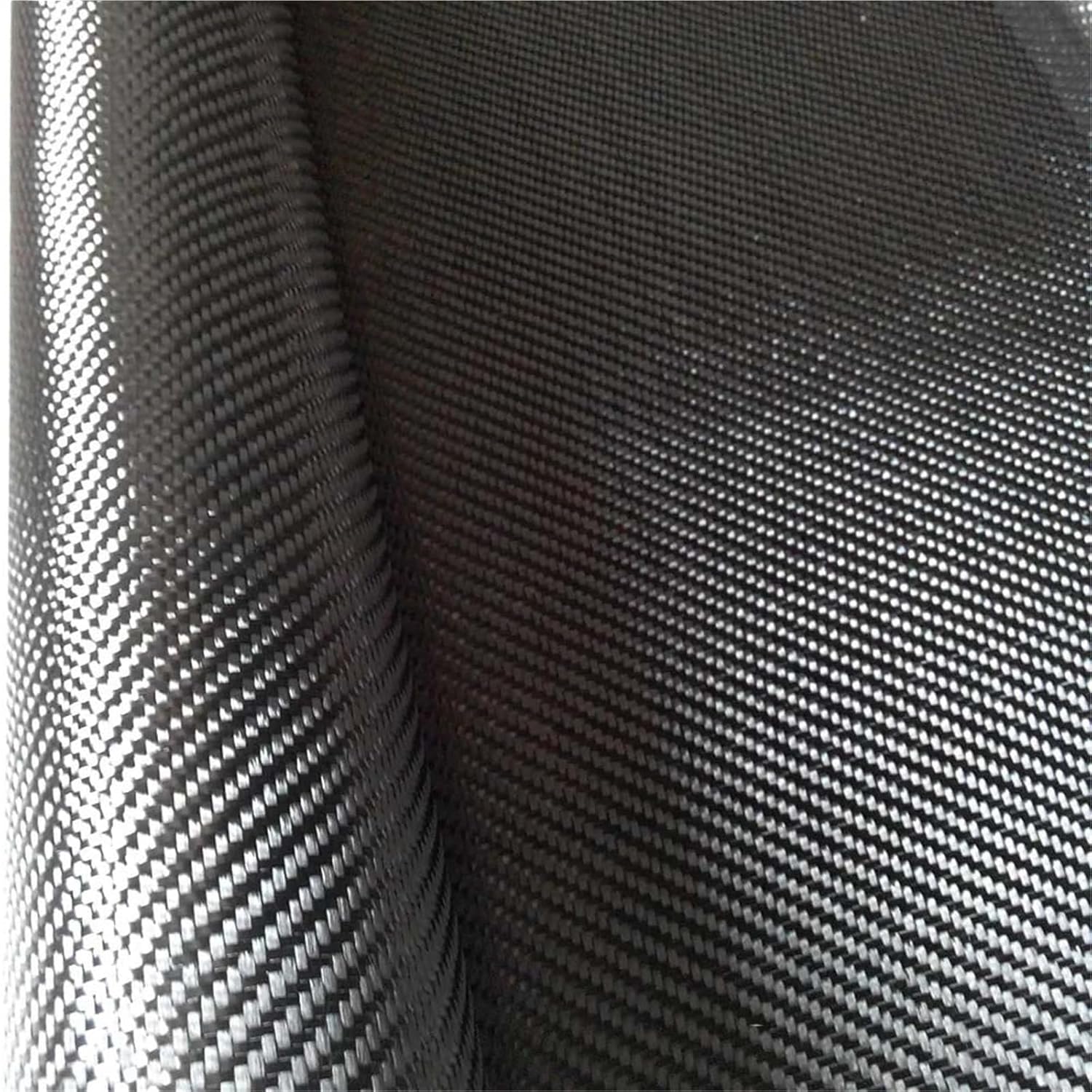 High Strength 1x1 Meter 320g Carbon Fiber Fabric - Twill/Plain Weave, 40 Inch DIY Craft Material(Plain)