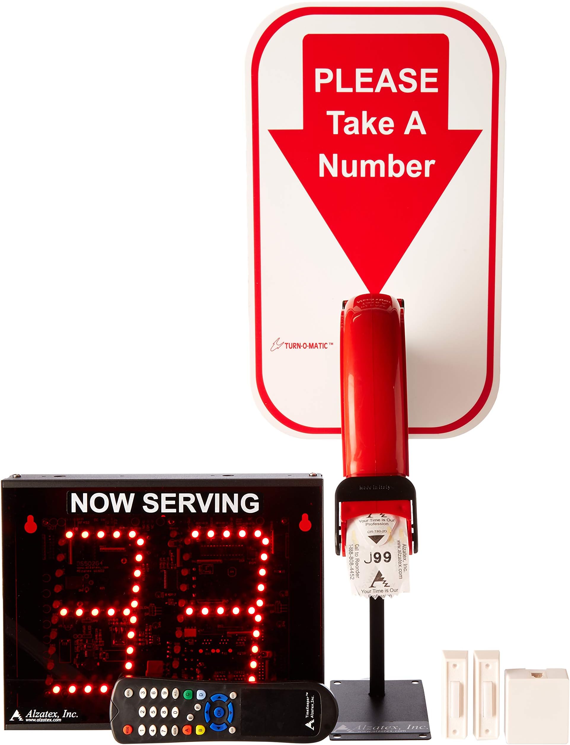 Alzatex 2-Digit Take-A-Number System