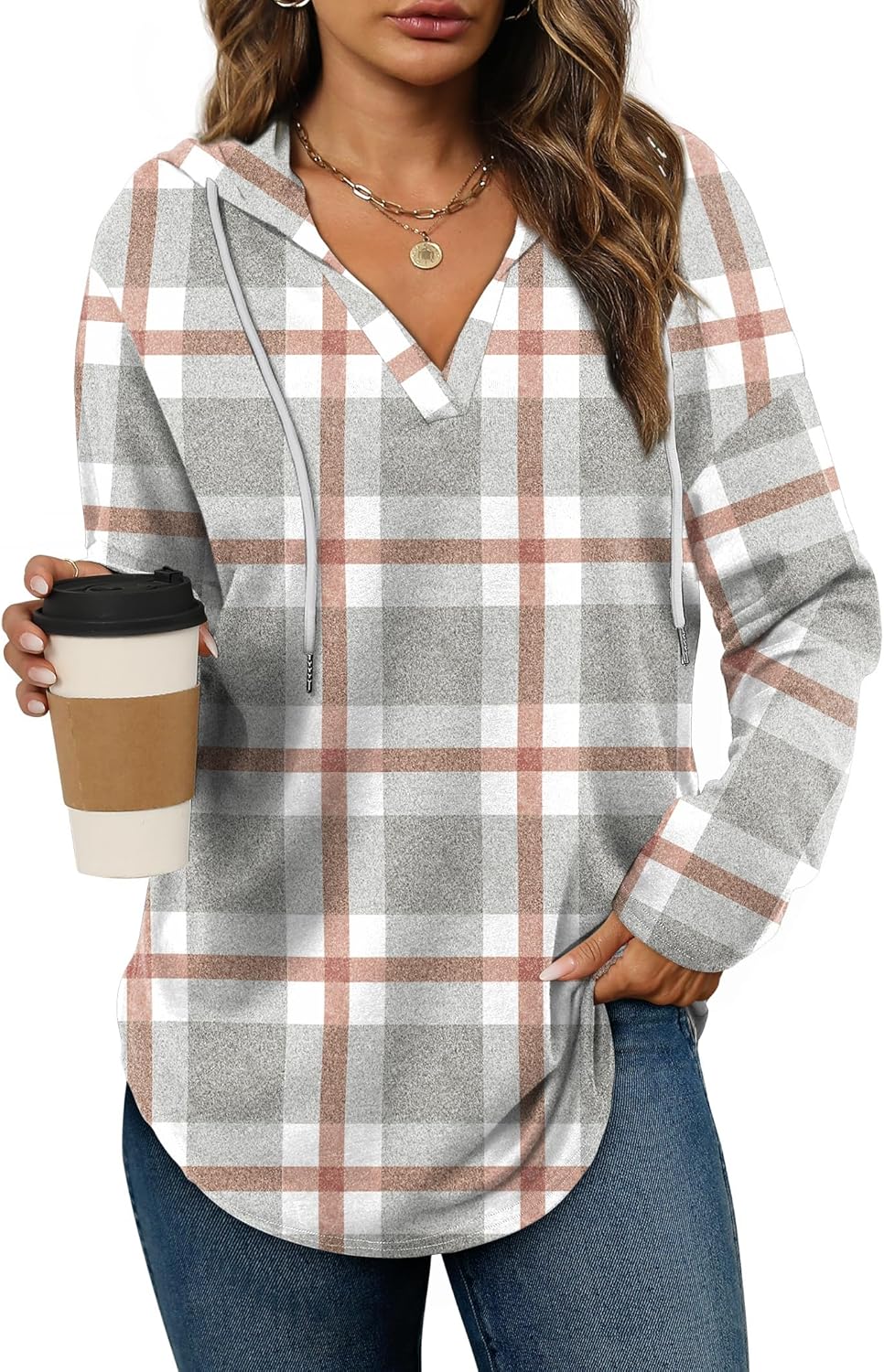 Plaid Grey