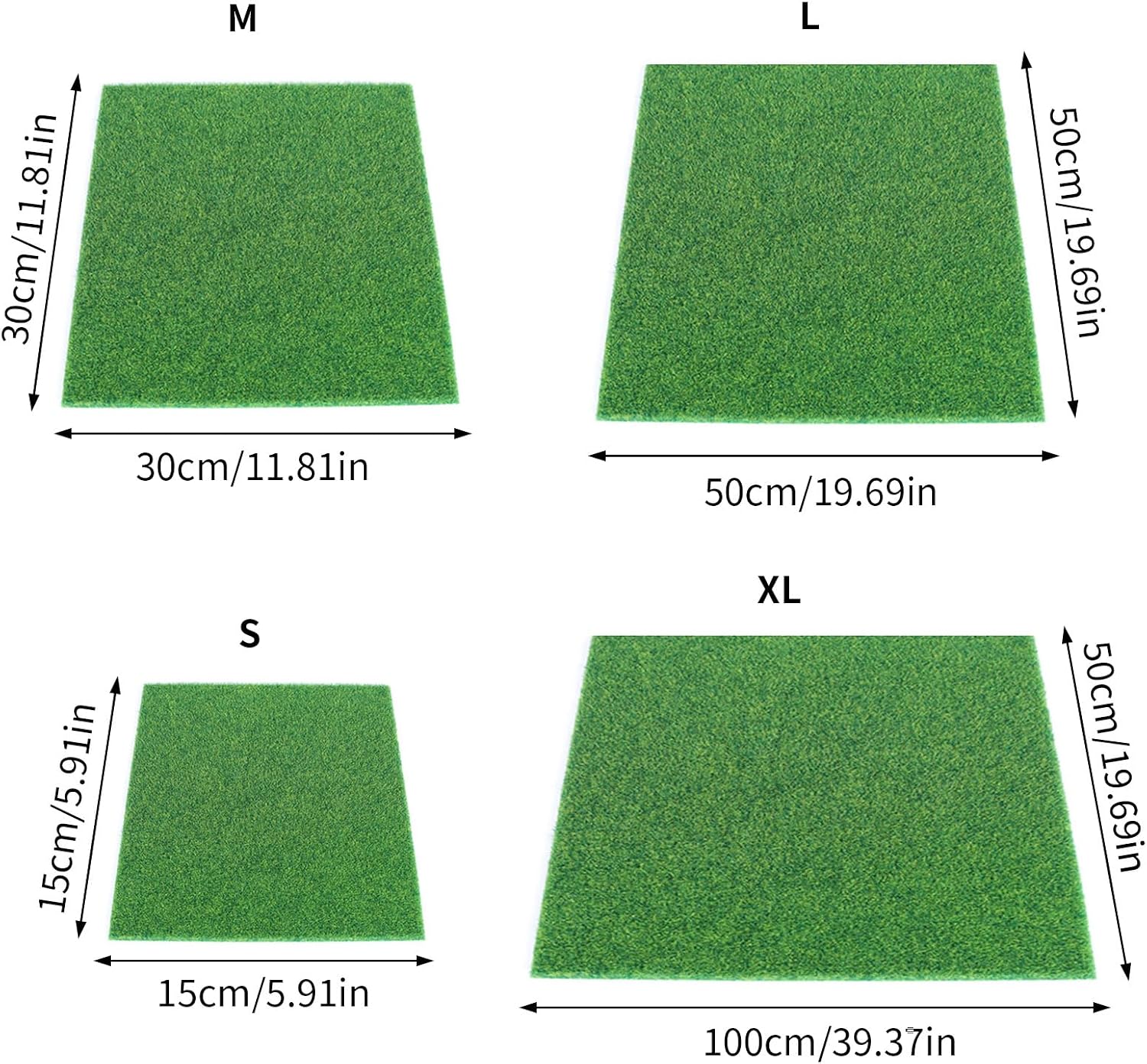 Realistic Thick Artificial Grass Mats Easy Install for Indoor Outdoor Decoration Realistic Artificial Moss Carpet