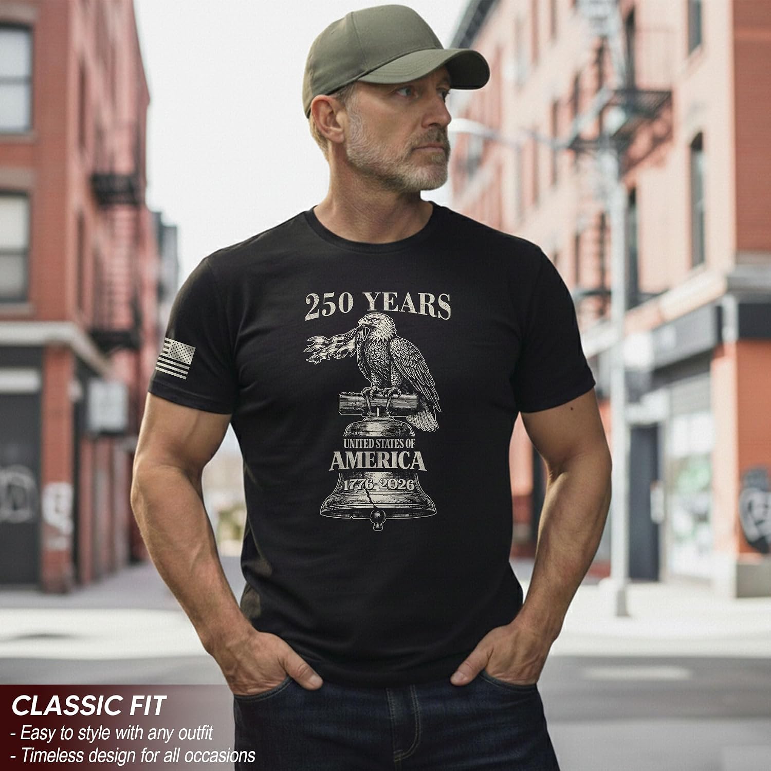 250 Anniversary USA Shirt, 250th Independance Shirt, 250th Anniversary USA Shirts, Patriotic Shirts for Men