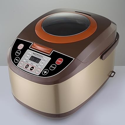 WELTHERM Automatic Multi Rice Cooker and Multi cooker 2.2L Digital Display Multi Cooker for multipurpose cooking solutions