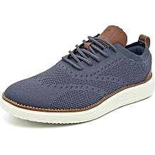 YCMM Mens Casual Dress Shoes Comfortable Breathable Mesh Oxford Business Office Work Walking Lightweight Fashion Tennis Sneakers