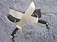 Vista 6 de Wing Chun ocho cortador/hoja de acero al carbono medio/mano de latón/equipo de Kung fu