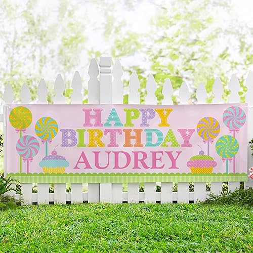 Miniatura 15 de Let's Make Memories Cartel personalizado de cumpleaños de unicornio – Cartel de feliz cumpleaños para niños – Decoraciones de fiesta personalizadas