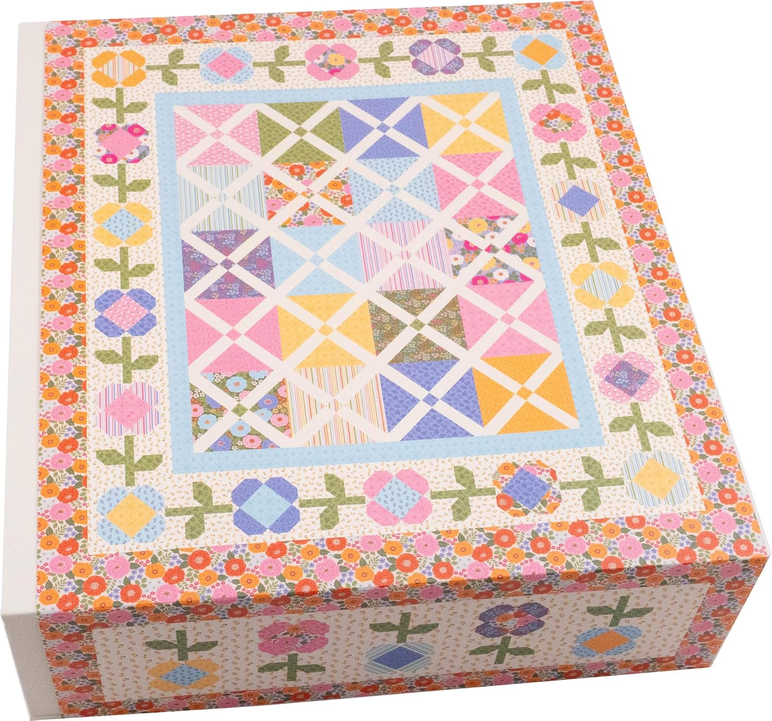 Little Darlin' Plaid and Posies Quilt Kit Riley Blake Designs KT-16970