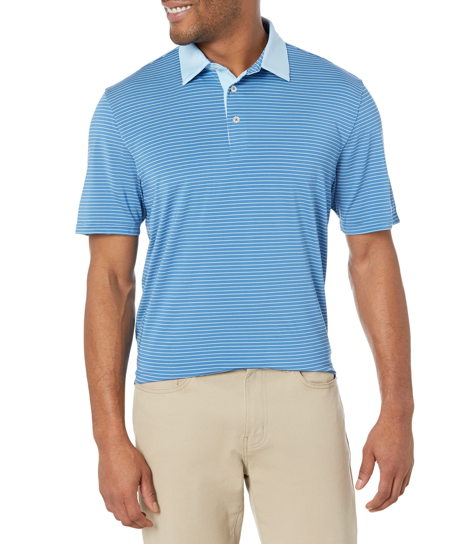 Southern Tide Driver Bowee Stripe Performance Polo