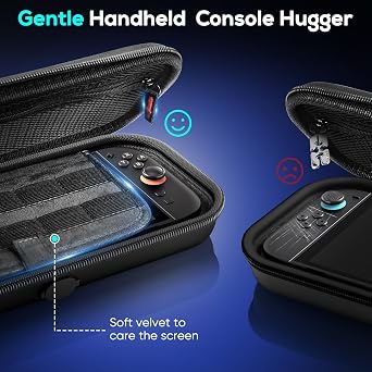 Case for Nintendo Switch 2, Travel Case with Charging Hole and 10 Game Card