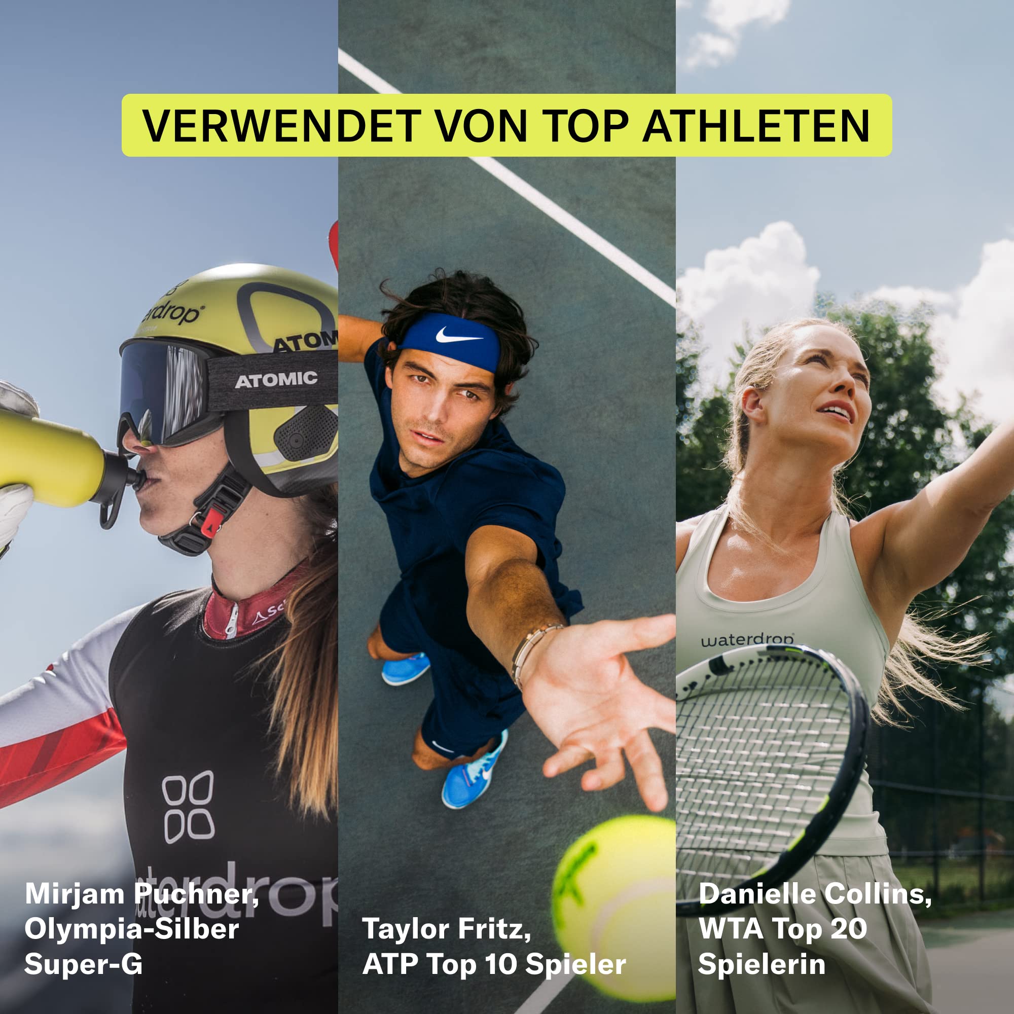 waterdrop® Microlyte BLUEBERRY | 5 Elektrolyten, 9 Vitaminen + Zink | Elektrolytgetränk ohne Zucker | 12 Portionen Elektrolyt Pulver | Veganes Sportgetränk, kalorienfrei zur schnellen Hydration