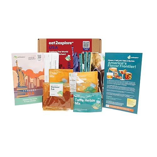 Miniatura 26 de eat2explore Kit de cocina global: recetas auténticas, especias esenciales, diversión cultural y maridajes de bebidas expertas, perfecto para citas