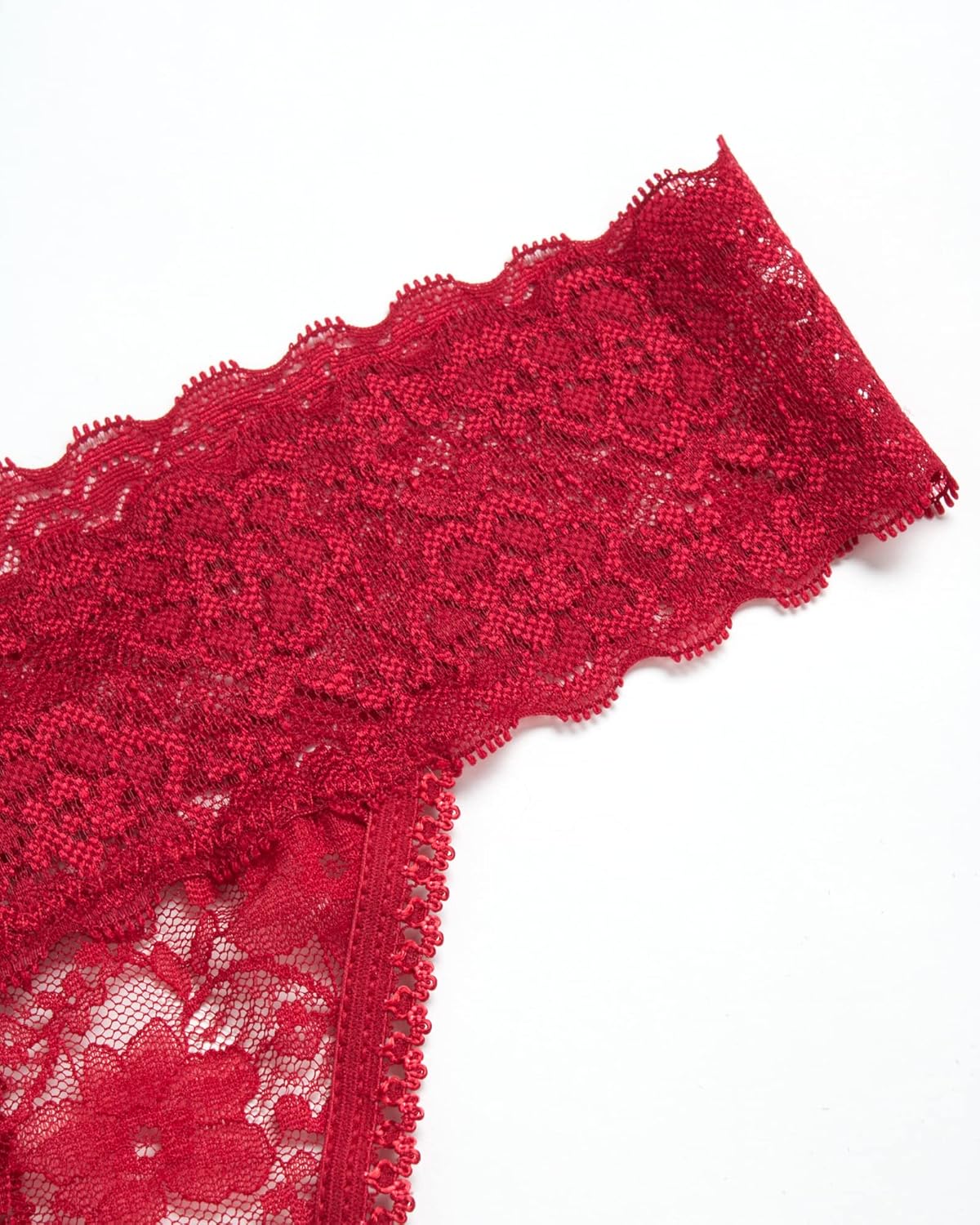 Jessica Simpson Women's Thong Underwear - 10 Pack Microfiber Stretch Lace Panties Soft & Sexy Lingerie - Image 3