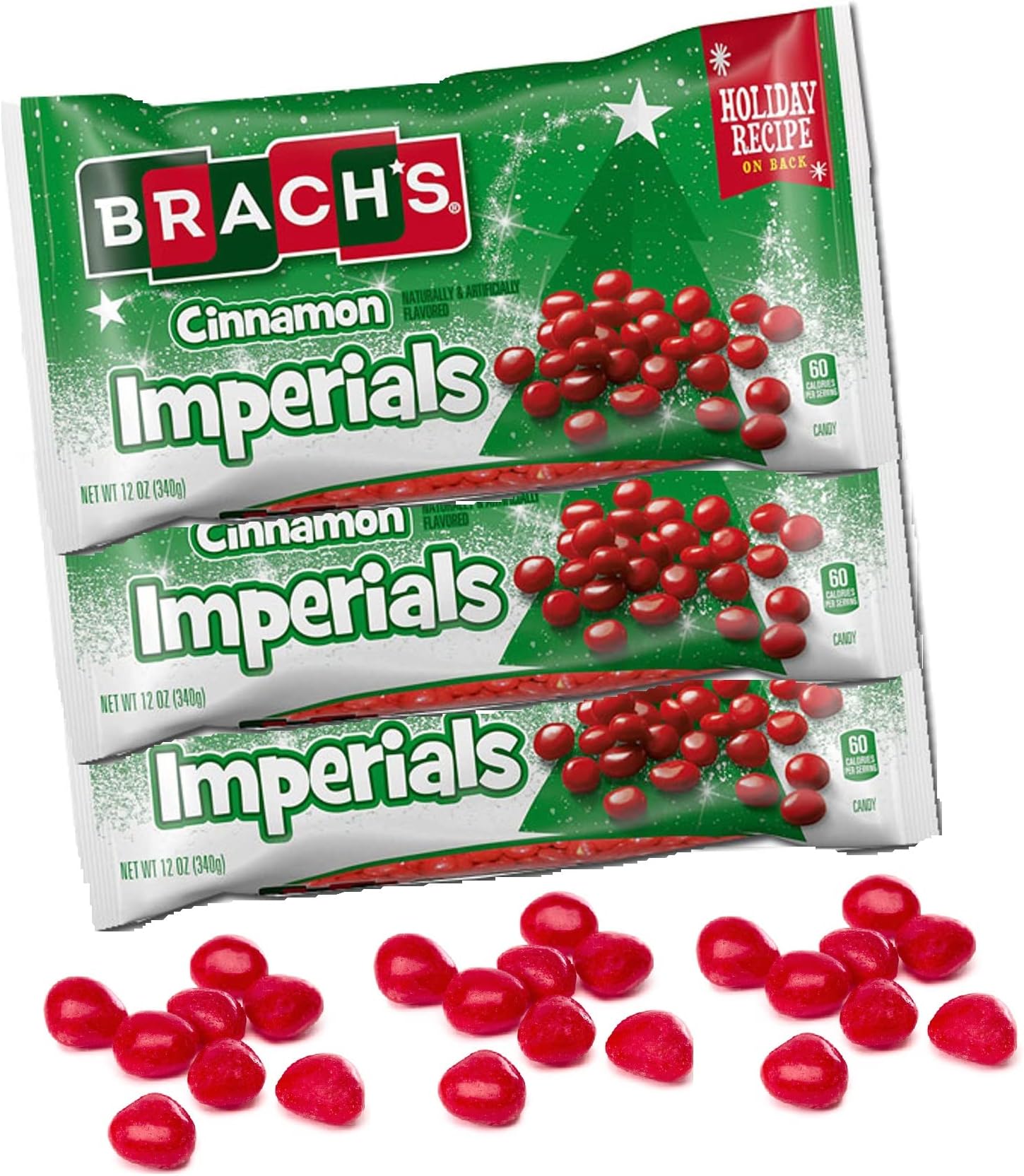Brach’s Cinnamon Imperials Hard Candy 36oz Total Perfect for Christmas Holiday