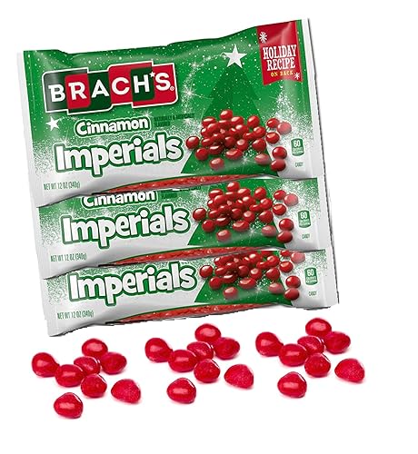 Miniatura 1 de Brachs Cinnamon Imperials - Caramelo duro de 36 onzas en total perfecto para hornear o aperitivos navideños