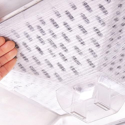 Miniatura 7 de 12 filtros de grasa de papel, cocina restaurante cocina máquina filtros grasa papel carbono universal campana extractora ventilador, blanco