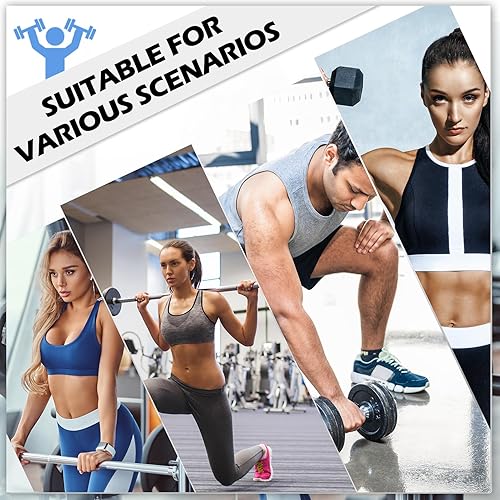 Miniatura 7 de Agarres de entrenamiento antideslizantes, 6 guantes ergonómicos protectores de manos de goma para entrenamiento de fuerza y ejercicio, levantamiento