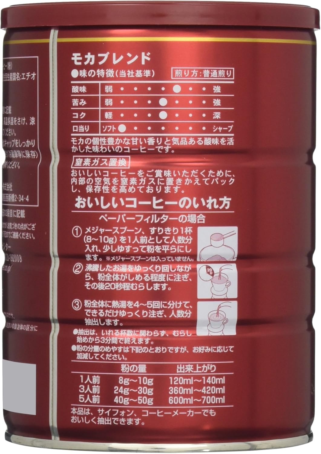 Amazon キーコーヒー 缶 モカブレンド 340g キーコーヒー コーヒー豆 通販