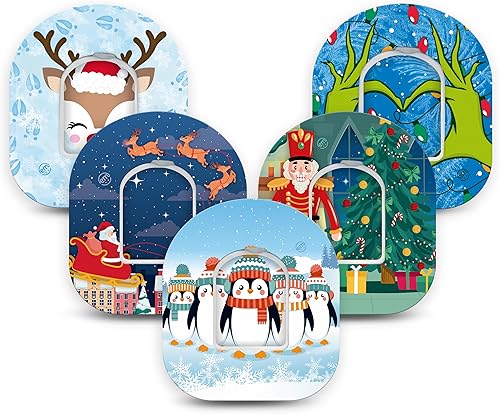 Vista 22 de ExpressionMed - Parches adhesivos para Omnipod (paquete de 5) - Cintas con sensor CGM precortadas a prueba de agua, no se deshilachan, precortadas