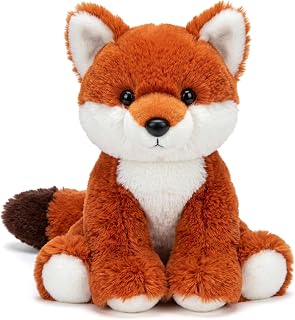 Fox Stuffed Animals Soft Plush Cute Doll for Boys Girls 8 in (huli zuokuan)