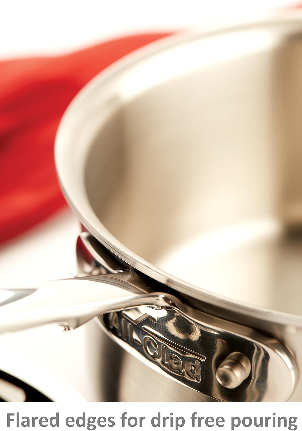 All-Clad BD005714 D5 Brushed 18/10 Stainless Steel 5-Ply Bonded Dishwasher Safe Cookware Set, 14-Piece, Silver & Ladle, 1-Pack, Stainless Steel: Home & Kitchen