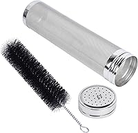 Vista 1 de Filtro de tolva seca Akamino de 300 micrones de malla de acero inoxidable con cerdas de nailon para el hogar, cerveza, café, hogar