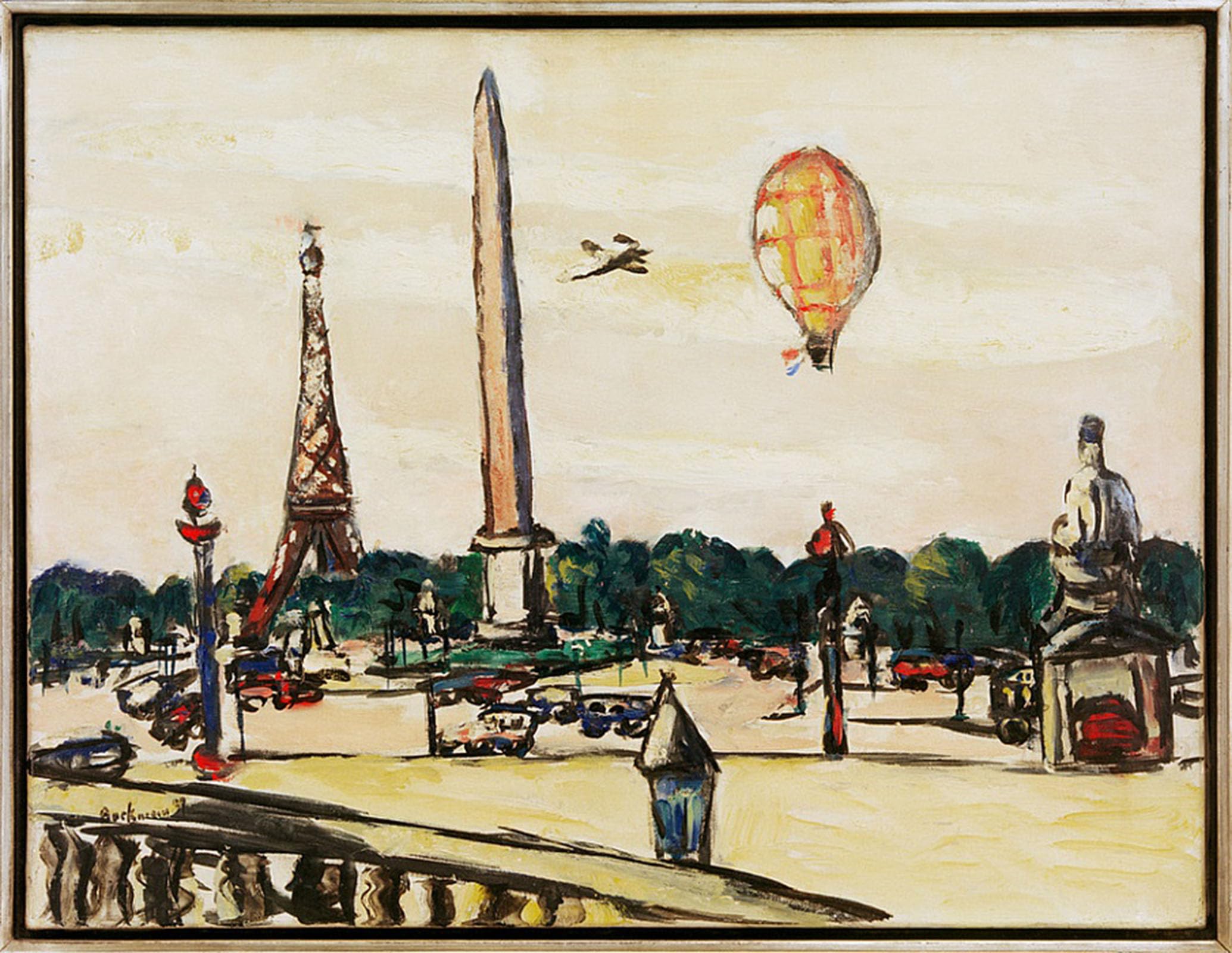 Affiche Place De La Concorde Max Beckmann impression d'art 60x90cm