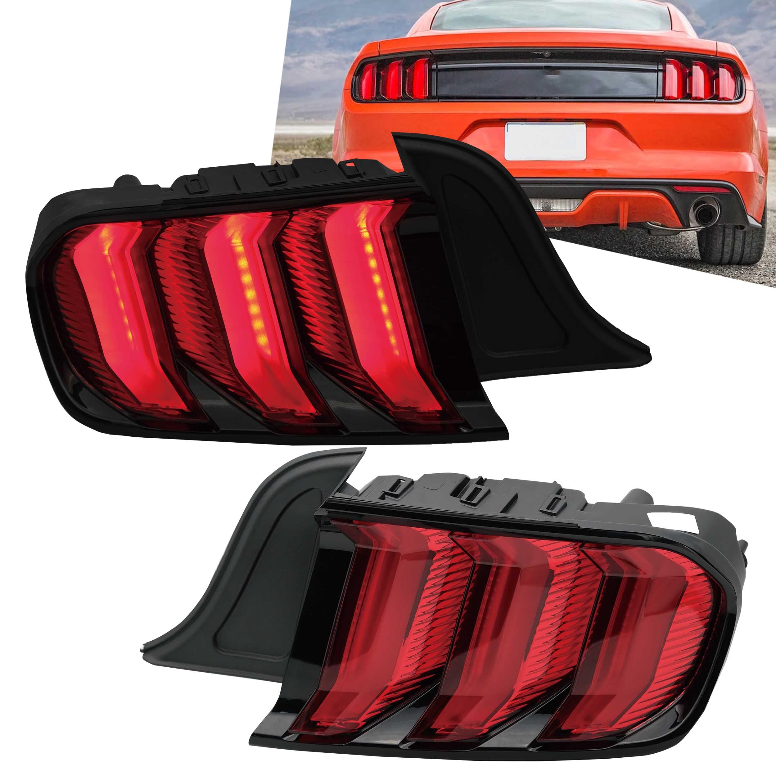 COPRIFANALE POSTERIORE AUTO per Ford per Mustang Modelli dal 2015 al