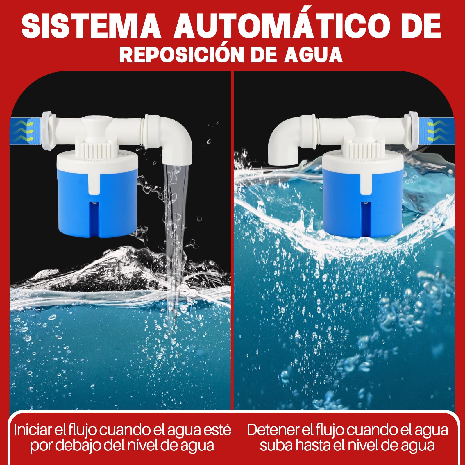 Bebedero Automático para Aves de Corral 10L, Acero Inoxidable con Válvula de Flotador, Soporte de Suelo y Manguera, Bebedero para Gallinas, Codornices, Patos, Gansos y Pavos