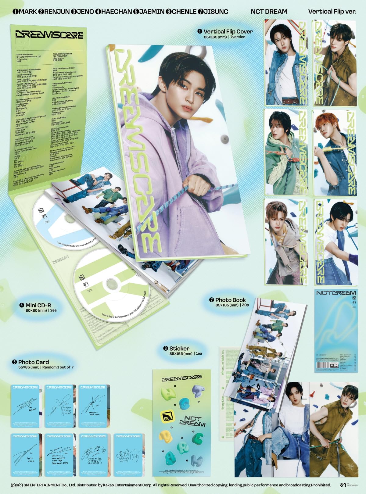 NCT-Dream Vol.4 Dreamscape Vertical Flip version CD (Jisung ver.)