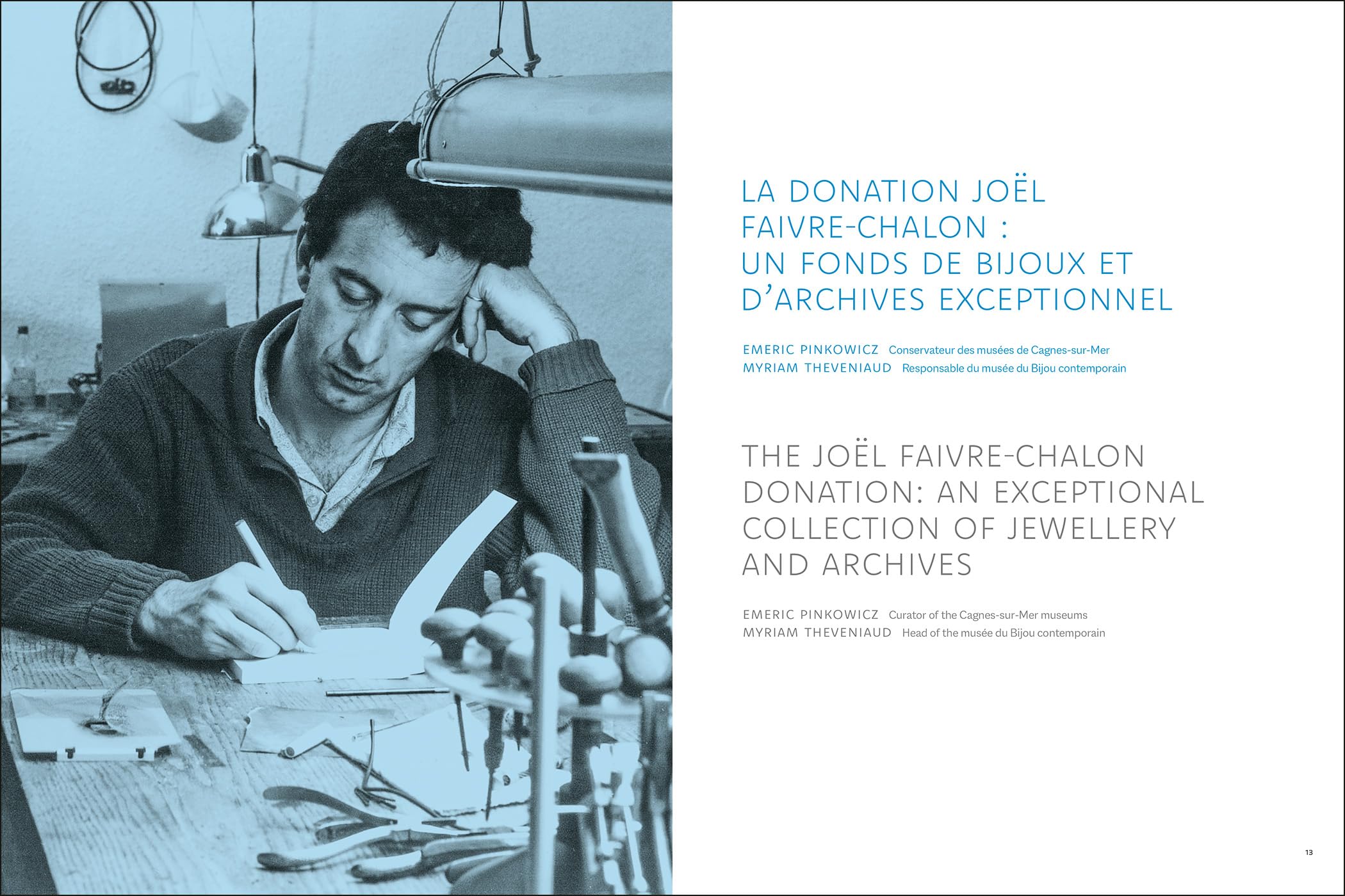 Joël Faivre-Chalon: Penser le bijou - Faire et faire savoir