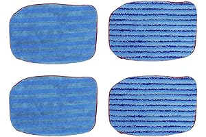 A1375-100/101 Replacement Microfiber Steam Mop Pads Refills for McCulloch MC1375 Steam Cleaners...
