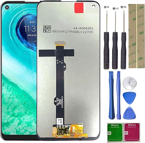 Pantalla LCD Digitalizador Asamblea Reemplazo para Motorola Moto G Fast XT2045-3+Herramientas