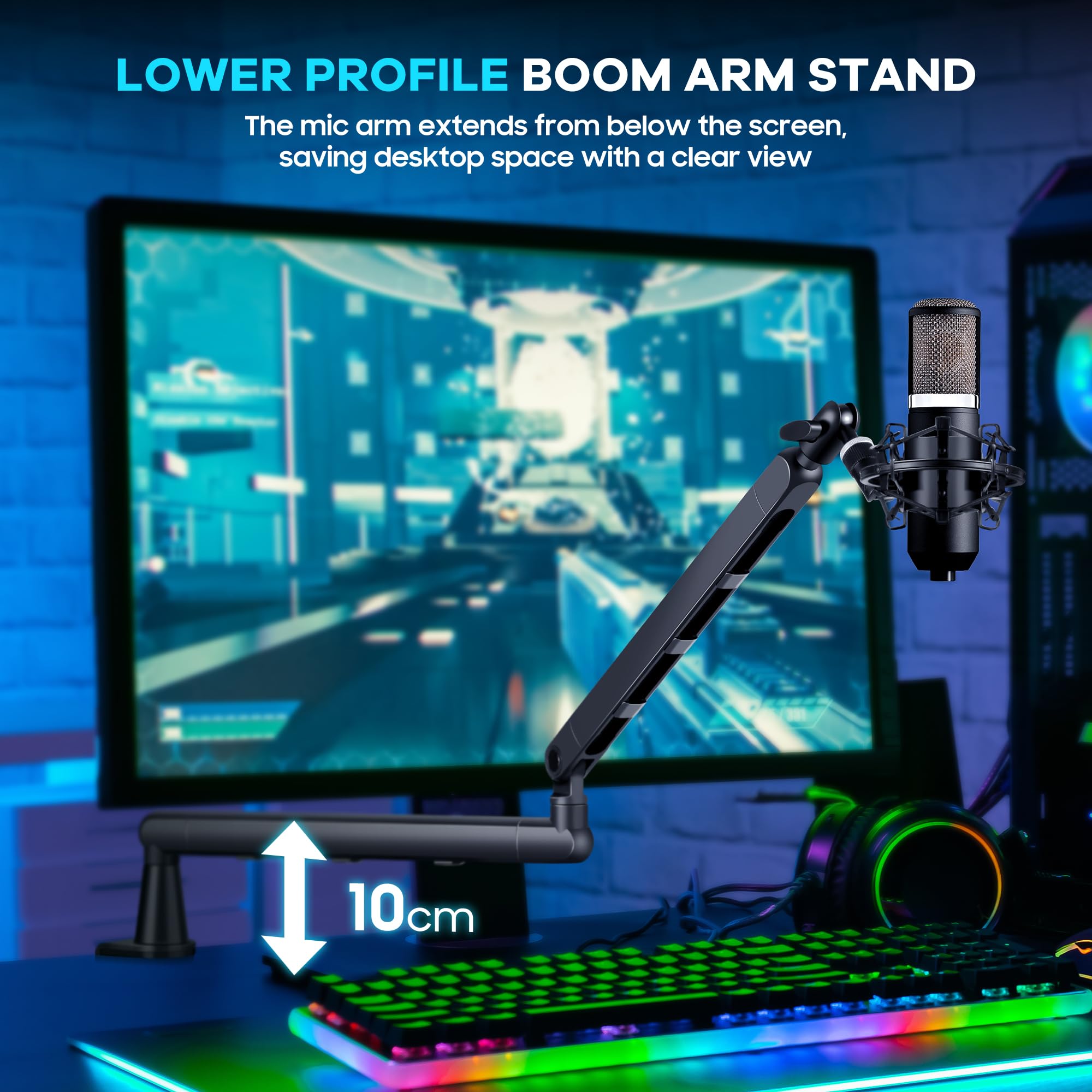 CAHAYA Mic Arm Low-Profile - Image 2