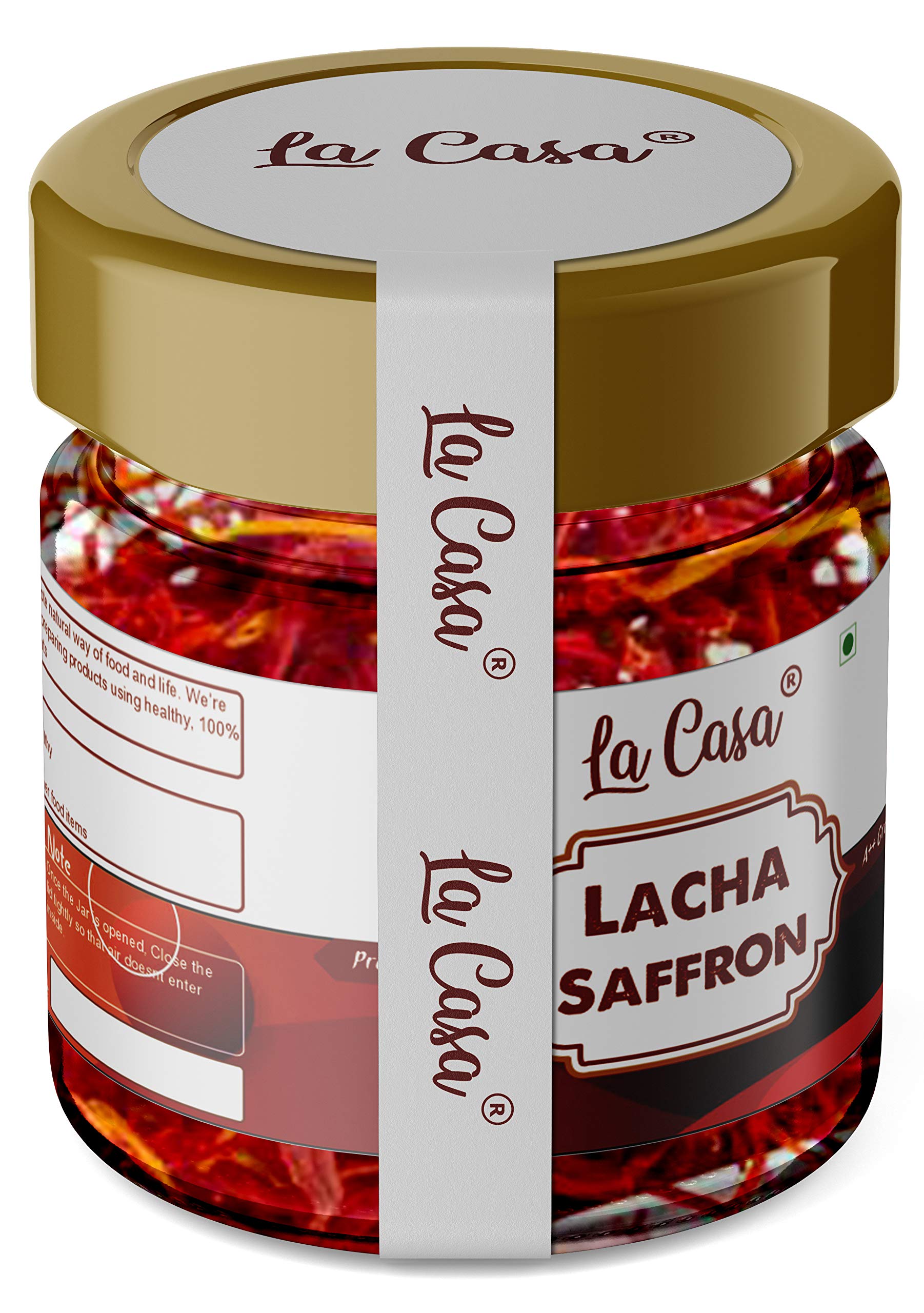 La Casa Original Lacha Kashmiri Saffron/Kesar | for Ice-Cream Biryani Food Sweets Milk Cooking | Purest Natural Saffron | 1gm | (B097ZLNPZH) Amazon Price History, Amazon Price Tracker